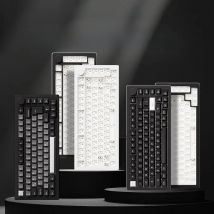 Akko MonsGeek M1 V5 Three-mode Mechanical Keyboard/Barebone Kit VIA 75% 3/5 Pin Customized Hot Swap RGB Rapid Disassemble Gasket