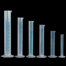 250ml Plastic Graduated Cylinder Measuring Cylinder Laboratory Liquid Trial Test Tube Jar Tool