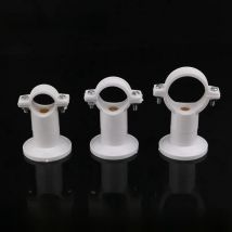 4pcs 20mm 25mm 32mm 40mm PVC Pipe Clamp Support Bracket Water Pipe Connector Garden Irrigation System Fittings PPR Pipe Clip