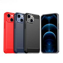 For Cover iPhone SE 2022 Case Carbon Fiber Anti-knock Phone Case For iPhone 13 Pro XR XS Max 6 6S 7 8 Plus Cover iPhone SE 2020