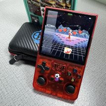 R36MAX Game Console 64GB 128GB 18000+GAMES Linux System 4.0inch K36 vs R36S 3.5inch Pocket Video Player No Download Required