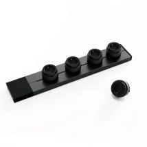 GONEO PDU Rail Power German Standard Socket 7360W 32A, Individually Controllable, Aluminum Safety for Kitchen/Living Room/Office