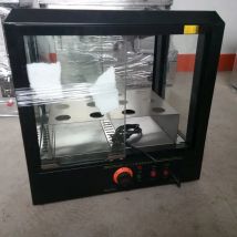 Snack Equipment Counter Top Hot Food Bread Chicken Pizza Warmer Display Showcase Food Warming Showcase