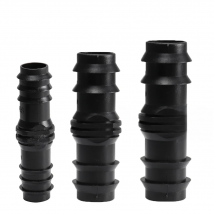 10PCS 16mm 20mm 25mm Barbed Couplings Straight Through Connector Micro Drip Irrigation PE Pipe Tubing Garden Hose Repair Fitting