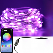 USB LED String Light Smart Garland Bluetooth Control Lamp Waterproof Outdoor Christmas Fairy Light Wedding New Year Decoration