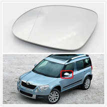 For Skoda Yeti 2010 2011 2012 2013 2014 2015 2016 2017 Car-Styling Door Rear Side Mirror Heated  Glass Left Driver Side