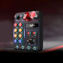 PXN CB1 Simulator Race Central Control Box Multifunctional Keys Control Box RGB For EURO Truck Simulator Racing Game Custom PC