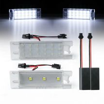 2Pcs Error Free 6000K LED License Number Plate Light Car Lamps For Alfa Romeo GT Giulietta 159 147 Mito 156 Spider Brera 166