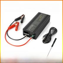 14.6V Fast Battery Charger Fully Automatic 0-15V Adjustable 200AH 300AH LiFePO4 RV Solar Battery Charging 60A 100A Power Adapter