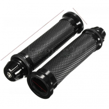 Universal Rubber Porous Carved Motorcycle Handlebar Grips Motorbike Handle Hand Bar for Honda Suzuki Kawasaki Yamaha 5 Color