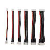 5Pcs / a lot 1s-6s LiPo Battery charging Extended line/Wire/Connector 22AWG 100mm JST-XH Balancer silicone cable 2S 3S 4S 5S