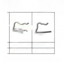 10PCS F00VC22003 Common Rail Injection Clip E1021126 Auto Parts Diesel Fuel Injectors Valve Clip F 00V C22 003 for BOSCH