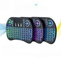 2.4G Air Mouse with Touchpad Keyboard i8 Arabic French Spanish Russian Backlit Mini Wireless Keyboard for PC Android TV Box