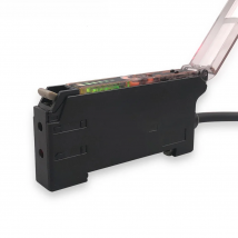 Cloweit Fiber Optic Photoelectric Amplifer Sensor Din Rail Mount for Diffuse Through Beam M3 M4 Fiber Optics E3X-NA11 E3X-NA41