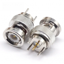 BNC connector pcb welding head bnc welding plate connector four-legged BNC male BNC-KE male straight plug
