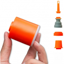 GIGA Pump 2 3-in-1 Portable Mini Electric Inflator USB Charging Outdoor Air Pump Air Mattress Boat Vacuum Pump Camping Latern