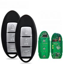 Datong World Car Remote Control Key For Nisan X-Trail Qashqai March K13 2014-2017 S180144102 S180144104 4A 433MHz Promixity Card