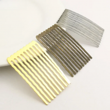 8 pieces/lot 31x49mm Metal Gold color/White K/Antique bronze Hair Combs Fashion Hairwear DIY Hair Jewelry Accessory Findings