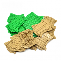 30  Irregular Baseplate Building Blocks Toys 8x10 Double Sides multi-terrain MOC Part Bricks