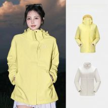 GOLDEN CAMEL  3-in-1 Detachable Hiking Jackets Fleece Travel Jacket for Women Windbreakers Outdoor Waterproof Men's Winter Coats