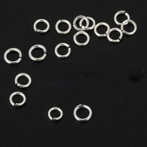 30pcs/lot 925 Sterling Silver Open Jump Rings Split Ring for DIY Earrings Bracelet Connectors Jewelry Making Findings Components