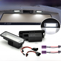 2Pcs For Porsche 911 Carrera Targa 987 Boxster Cayman 958 Cayman 987 981 958 Macan 95B Boxster Spyder LED License Plate Lights