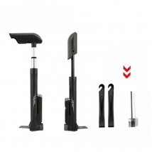 GIYO 120psi Portable Bicycle Pump with Gauge Mini Hand Cycling Air Pump Mountain Bike Smart Valve Pump Ball Toy Tire Inflator