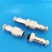 1set GX12 Butting Docking Male & Female 12mm Circular Aviation Socket Plug 2/3/4/5/6/7 Pin Wire Panel Connectors DropShipping