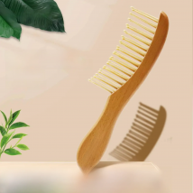 Wood Comb Wide Tooth Wet Hair Combs Anti-Static Styling Comb for Long Hair Head Acupuncture Point Massage Gift for Women