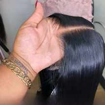 Real Invisible HD Transparent Lace 13x6 13x4 Lace Front Wig Human Raw Hair Wigs pre plucked Lace Frontal Wig Peruvian Straight