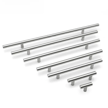 Modern Stainless Steel Kitchen Door Cabinet T Bar Handle Pull Knob Cabinet Knobs Furniture Handle Cupboard Drawer Handle