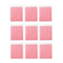 500-1000 Stücke Rosa Einweg-Lippenpinsel in voller Größe Lippenstifte Lippenpinsel Mascara Applikator Lippenstift Zauberstäbe Set Kosmetik Make-up-Tool