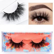 E11 Mink Lash Fluffy Wispy Eyelashes Vegan cruelty-free 3D Mink Lashes Cross Eyelash Extension Lashes Mink False Eyelash Makeup