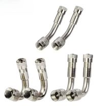 45 degrees 90 degrees 135 degrees angle copper nickel plated motorcycle scooter bike universal Schrader stem extension adapter