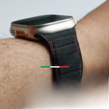 Magnetic ALCANTARA Strap for Apple Watch Ultra 3 2 Band 49mm 46mm 45mm 44mm Suede Leather Accessories for iWatch 12 11 10 9 SE