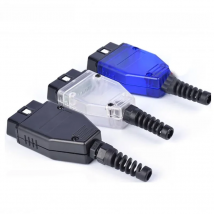 OBD2 16pin Male Connector Car OBD Shell Plug + Housing +SR+ Screws with Green PCB Board J1962 OBD2 Diagnostic Interface Socket