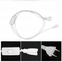 30cm Double Contactor Cable Wire / 1.8m EU plug Switch Cable / US Plug Power Supply For Intergrated T8 T5 Led Tube Light