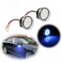 Gtinthebox Under Side Mirror Puddle Lights For Ford F150 Raptor Edge Explorer Flex Fusion Lincoln Navigator Mark LT MKX, etc 12V