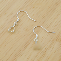 Wholesale 20/50PCS Lot 18MM 925 Sterling Silver And Gold Hooks Jewelry Accessory Findings Ear Wire Connectors 17*20MM