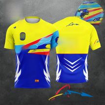 2025 New Racing Fernando Alonso No.14 Style T-shirt, Extreme Sports Racing Suit, Breathable Short Sleeve Sweatshirt