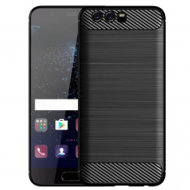 Brushed Texture Case For Huawei P10 Silicone Cases for p10 Huawey Luxury Carbon Fiber Soft TPU Phone Cover