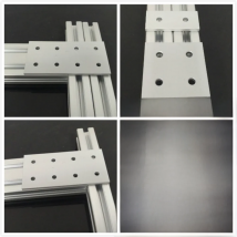 Vertical connecting plate aluminum profile reinforcement  2020/3030/4040/4545/6060/8080/9090 hole one word connector