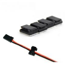 10pc/set RC Cable manager Connector ESC light Servo line Y line Extension cord Switch line RC buggy drift truck Crawler Scale
