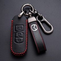 Leather Car Key Cover Case For Mazda 2 mazda 3 mazda 5 mazda 6 CX-3 CX-4 CX-5 CX-7 CX8 CX-9 CX30 CX-302019 2020 Atenza Axela MX5