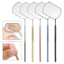 1 PCs Lash Extension Mirror Eyelash Extension Grafting Tools Stainless Steel Multifunction Checking Lash Mirror Beauty Makeup