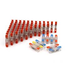 Wire Connector LED Wiring Terminal Quick Press Type Electrical Docking 2-12 Pin Screw Fixing Compact Push-in Terminal Block Tool