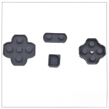 1set/4pcs Original NEW Rubber Pad For Nintend 2DS Keypad Glue Button Conductive Adhesive Sheet