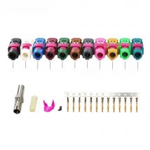 Car Vihicle Fakra HSD LVDS 4 Pin Connector Code A/B/C/D/E/F/G/H/K/L/Z Type Straight Female Crimp Dacar 535 4 Core Coaxial Cable