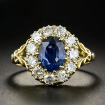 New Luxury Aquamarine Gemstone Gold Color Rings For Women Silver Jewelry Vintage Exquisite Ring Anniversary Engagement Gifts