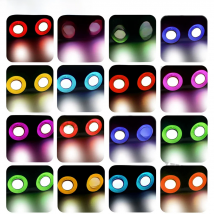 AXSPEED RC Car Headlight LED Lights Angel and Demon Eyes 2LEDs Headlamps 10/13/17/22mm for 1:10 RC Crawler Axial SCX10 TRX4 D90